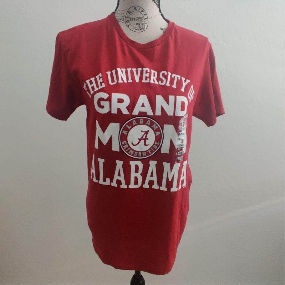 NWT NEW University of Alabama UA "Crimson Tide" 100% Cotton t-shirt_Small